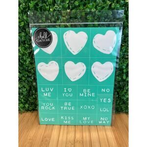 NIP Chalk Couture I Love You Kiss Me Romance Transfer New Craft Gift